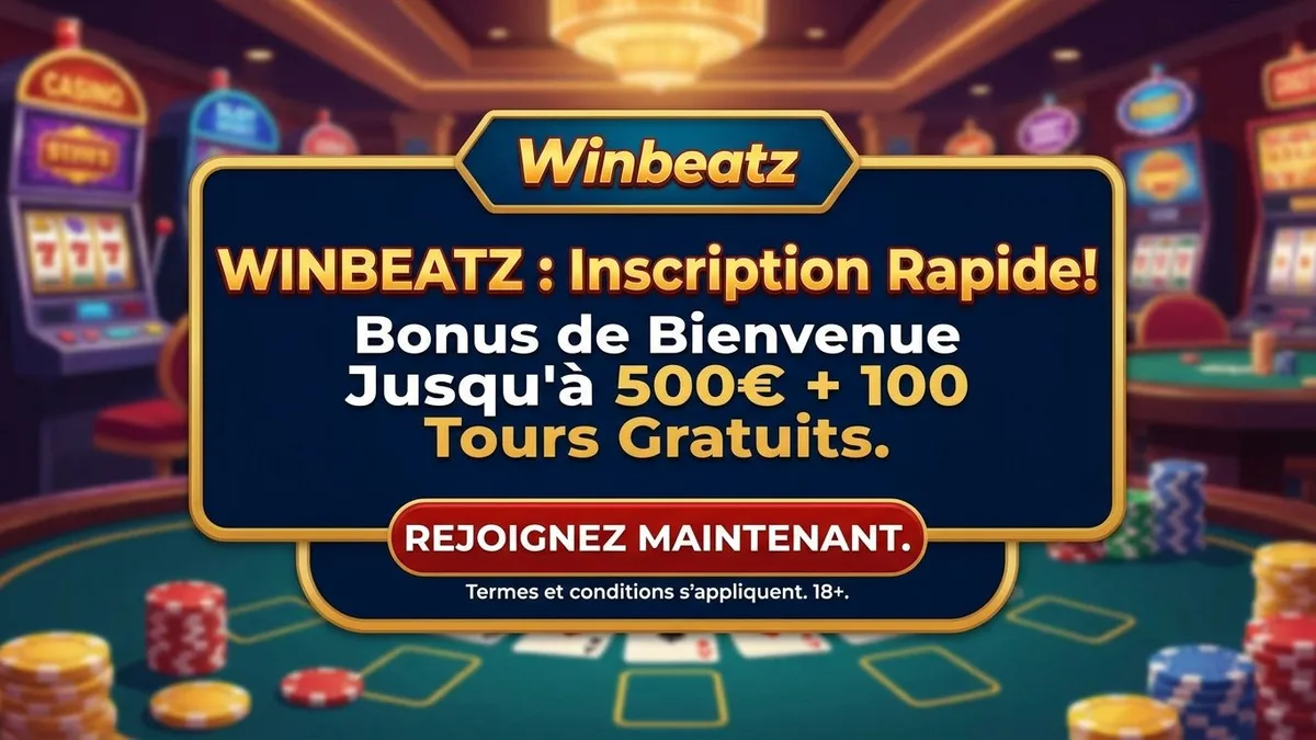 Inscription avec bonus